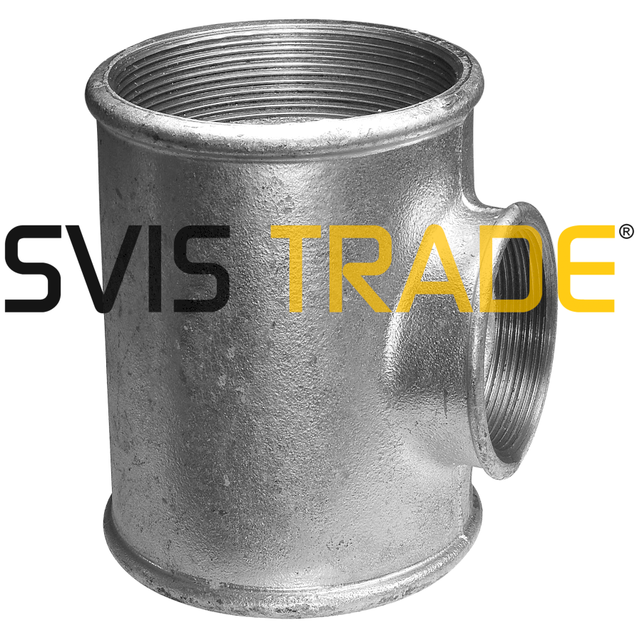2175-fp130r Pozinkovaný T-kus redukovaný 4