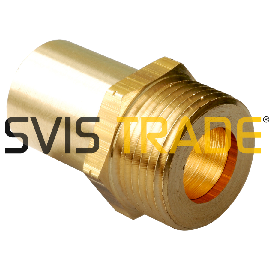 5235-mmt243 Mosazný přechod - nerez 3/4