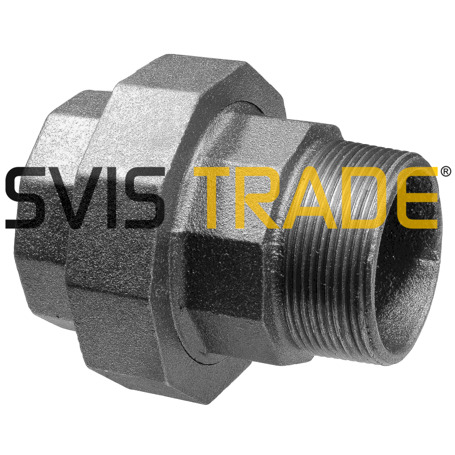 1251-fc331 Černé šroubení 1/2