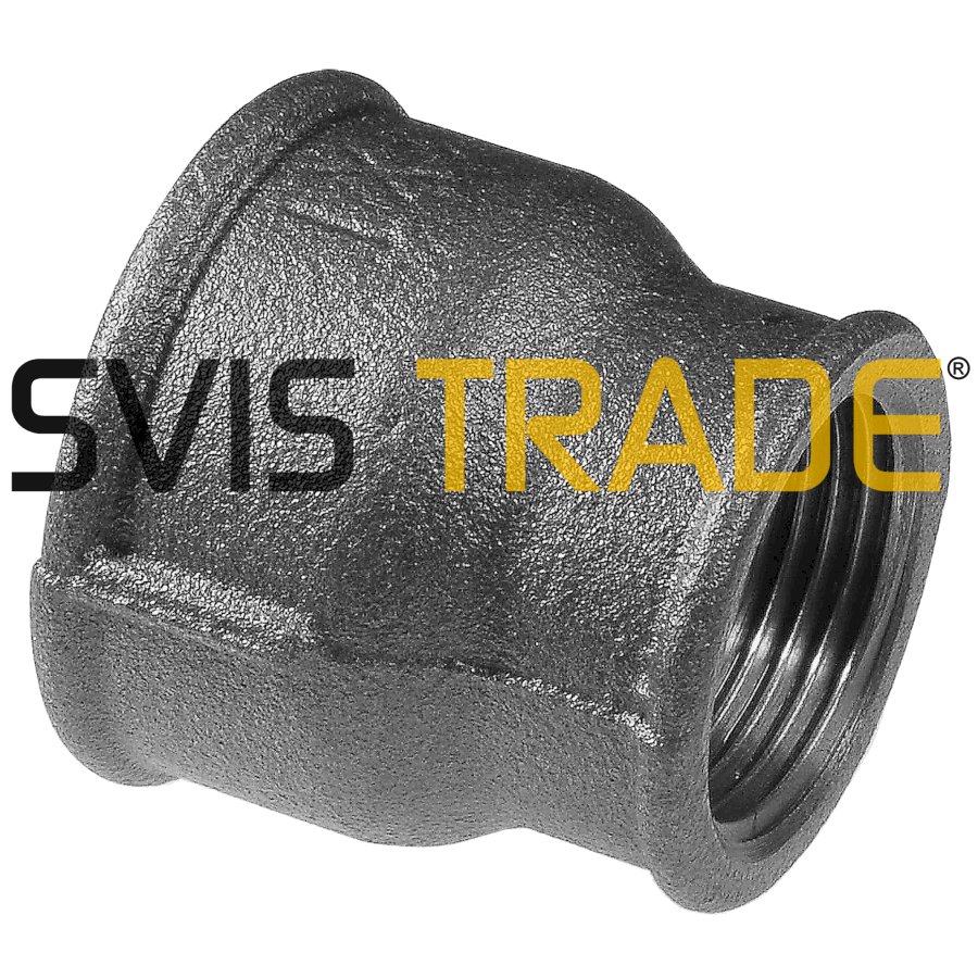 1089-fc240 Černý nátrubek redukovaný 2,5