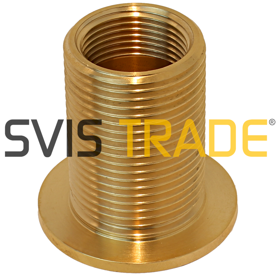 Mosazná průchodka k nádrži - díl dřík 3/4